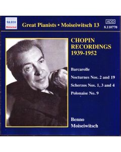 Moiseiwitsch 13 (Chopin Recordings 1939-1952)
