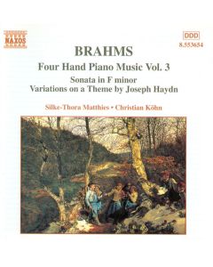 Four Hand Piano Music Vol. 3 - Sonata in F minor, Variations on a Theme by Joseph Haydn