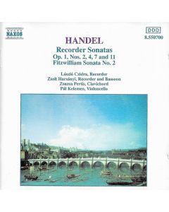 Recorder Sonatas, Op. 1, Nos. 2, 4, 7 And 11 / Fitzwilliam Sonata No. 2