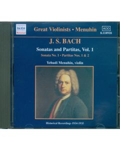 Sonatas And Partitas, Vol. 1 (Historical Recordings 1934-1935)