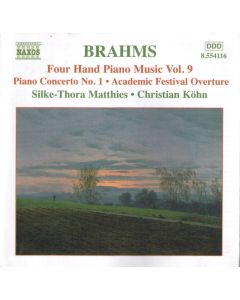 Four Hand Piano Music Vol. 9 - Piano Concerto No. 1 · Academic Festival Overture
