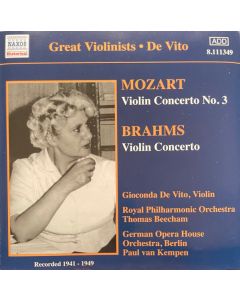 Violin Concerto No. 3 / Violin Concerto / Great Violinists • De Vito