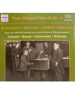 Welte-Mignon Piano Rolls Volume 3
