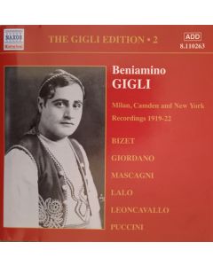 The Gigli Edition Vol.2: Milan, Camden and New York Recordings 1919-22