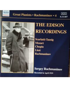 Solo Piano Recordings • 4 - The Edison Recordings