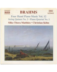 Four Hand Piano Music Vol.12, String Quintet No. 2, Piano Quartet No. 1