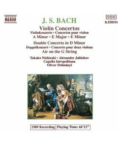 Violin Concertos A Minor · E Major · E Minor, Double Concerto In D Minor, Air On The G String