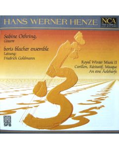Royal Winter Music II. Carillon, Récitatif, Masque. An Eine Äolsharfe