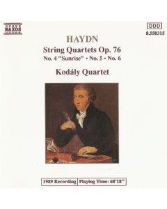 String Quartets Op. 76 No. 4 "Sunrise" • No. 5 • No. 6