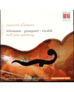 Concerti D'amore Telemann Graupner Vivaldi