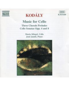 Music For Cello - Three Chorale Preludes, Cello Sonatas Opp. 4 And 8