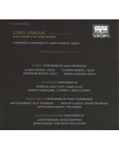 Long Gradus : Arrangements