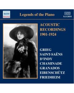 Legends Of The Piano: Acoustic Recordings 1901-1924