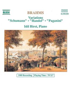 Variations - "Schumann" . "Handel" . "Paganini"