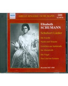 Schubert Lieder (Recorded 1927-1945)