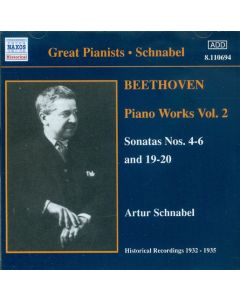 Piano Works Vol. 2 : Sonatas Nos. 4-6 And 19-20 (Historical Recordings 1932-1935)