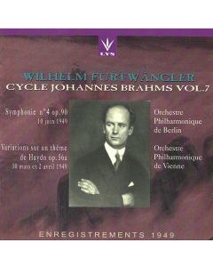 L'Heritage de Wilhelm Furtwängler: Cycle Johannes Brahms Vol 7
