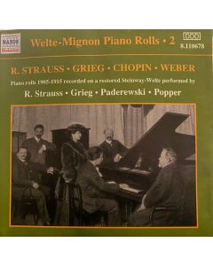 Welte-Mignon Piano Rolls Volume 2