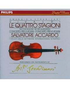 Le Quattro Stagioni = The Four Seasons = Die Vier Jahreszeiten · Concerto Per 3 Violini · Concerto Per 4 Violini