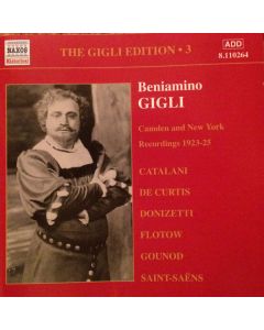 The Gigli Edition Vol. 3: Camden and New York Recordings 1923-25