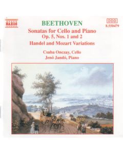 Sonatas For Cello And Piano Op. 5 Nos. 1 and 2  Handel And Mozart Variations